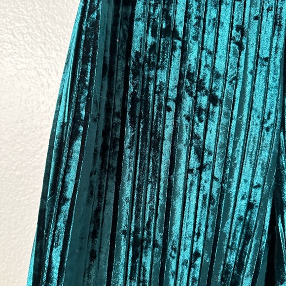 RACHEL ZOE Emerald Green Wide Leg Pants Size Small BNWT - Picture 4 of 6